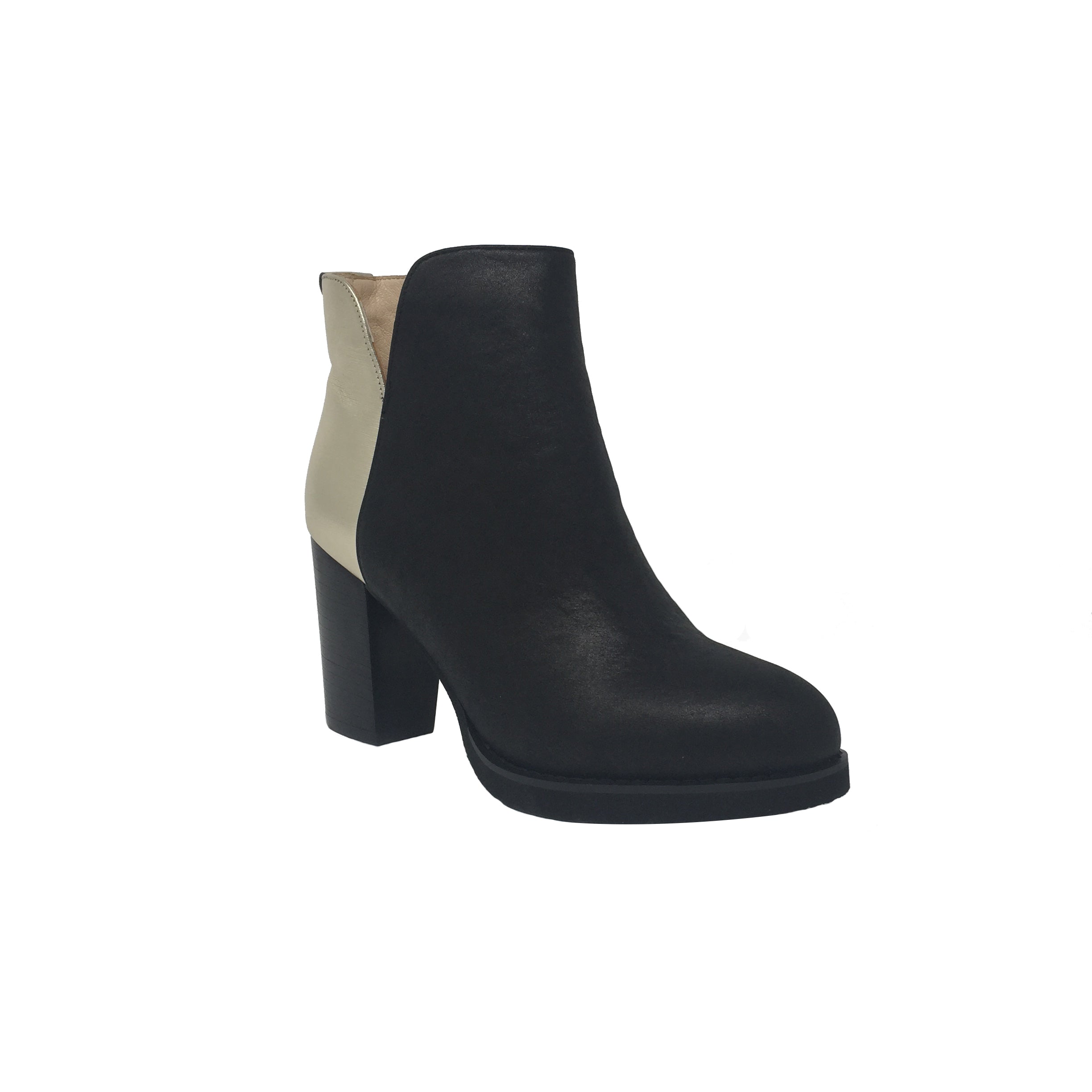 Nolita Leather Boots Black Gold