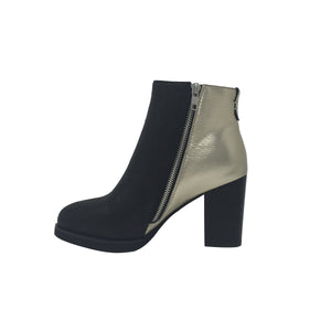 Nolita Leather Boots Black Gold